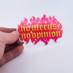 Collection of No Uterus No Opinion Vinyl Sticker - Planned Parenthood in a gallery layout