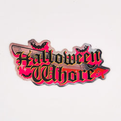 Collection of Halloween Whore Metallic Vinyl Sticker in a gallery layout