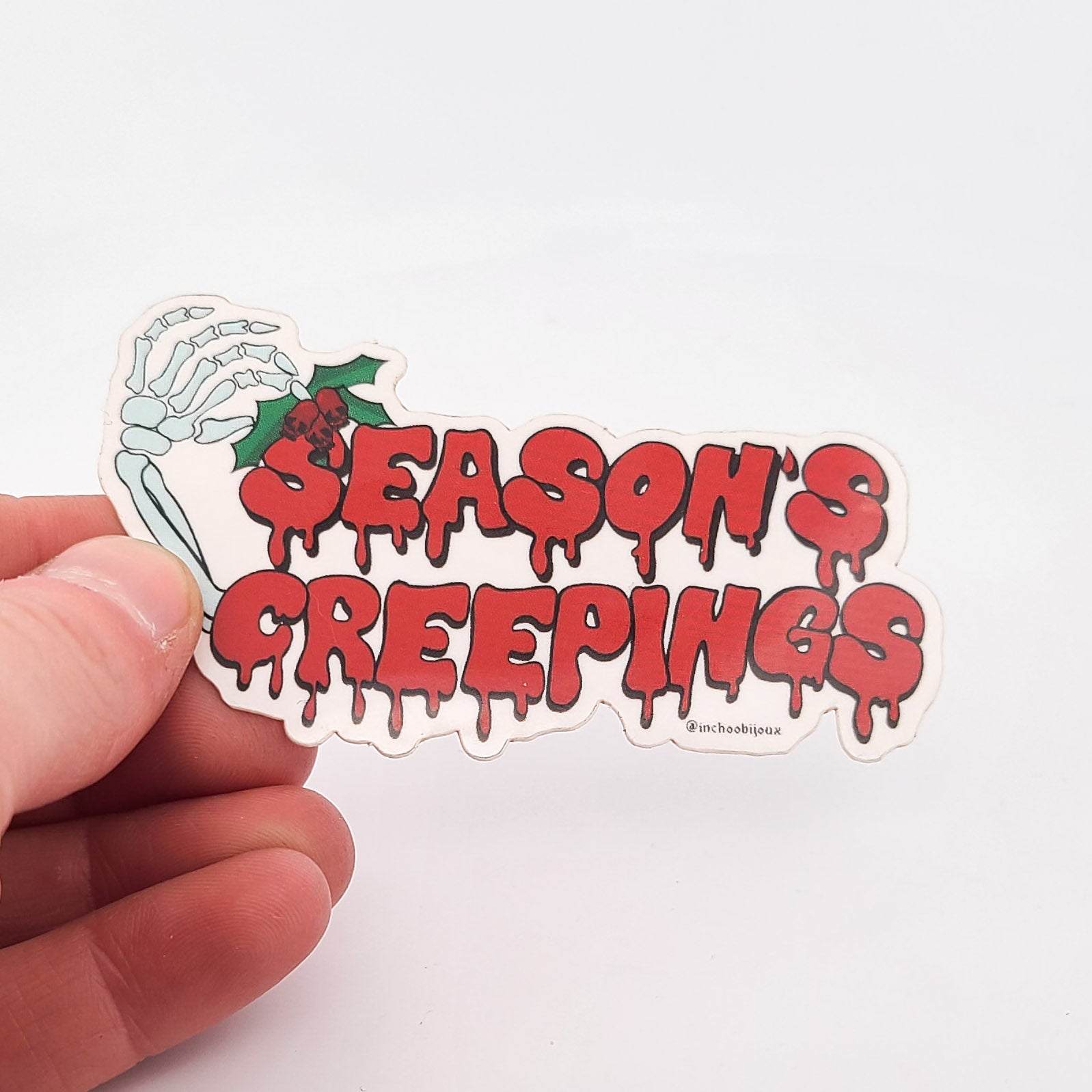 Collection of Seasons Creepings Holiday Sticker in a gallery layout