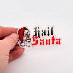 Collection of Hail Santa Holiday Sticker in a gallery layout