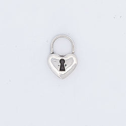 Collection of Silver Heart Lock Septum Piercing in a gallery layout