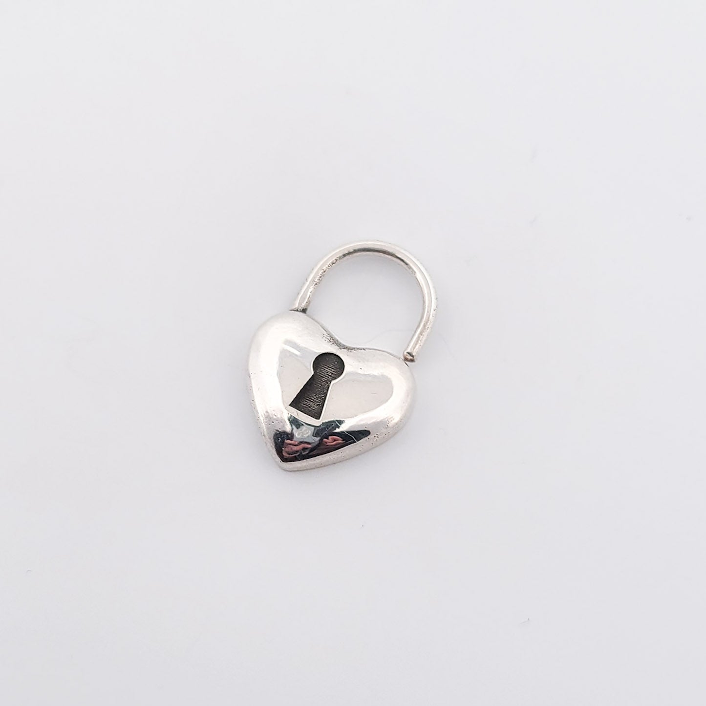 Collection of Silver Heart Lock Septum Piercing in a gallery layout