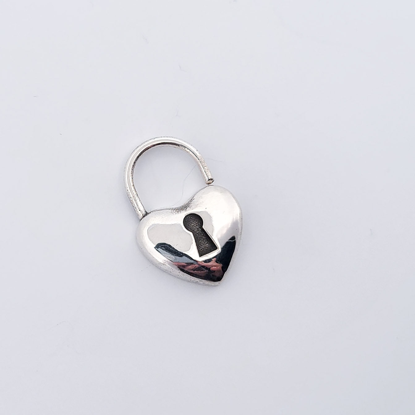 Collection of Silver Heart Lock Septum Piercing in a gallery layout