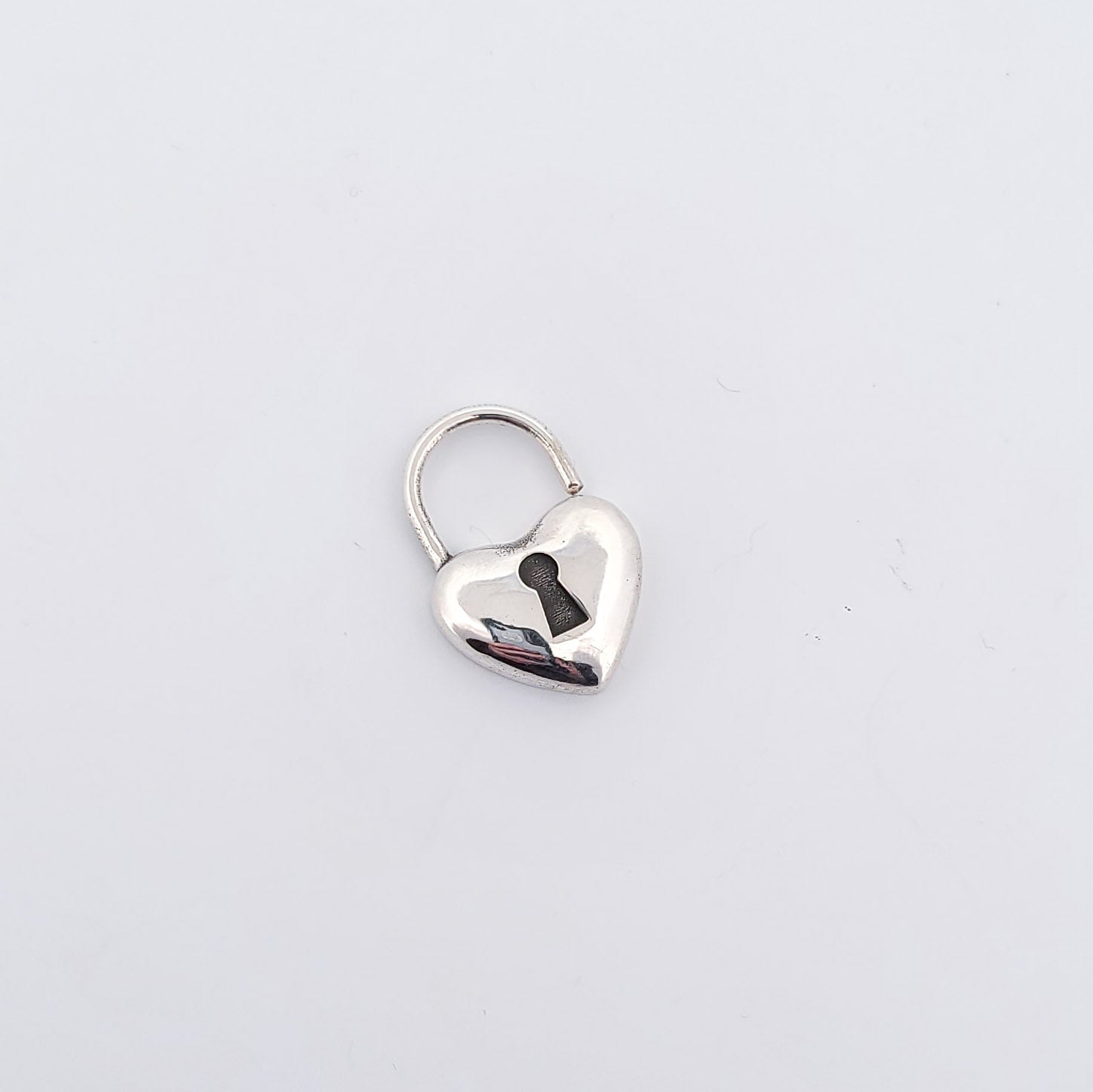 Collection of Silver Heart Lock Septum Piercing in a gallery layout