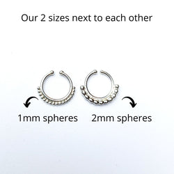 Collection of Modern Minimal Septum Ring-Septum-Inchoo Bijoux-Inchoo Bijoux in a gallery layout