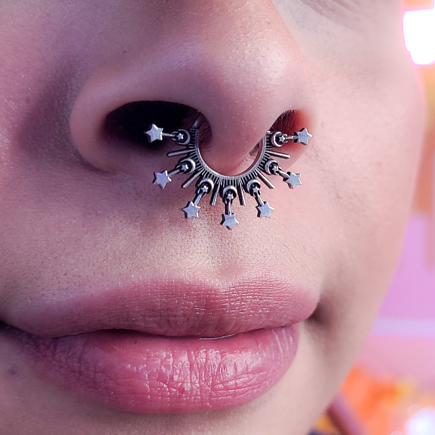 Collection of Celestial Aura Septum Piercing in a gallery layout