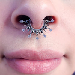 Collection of Celestial Aura Septum Piercing in a gallery layout