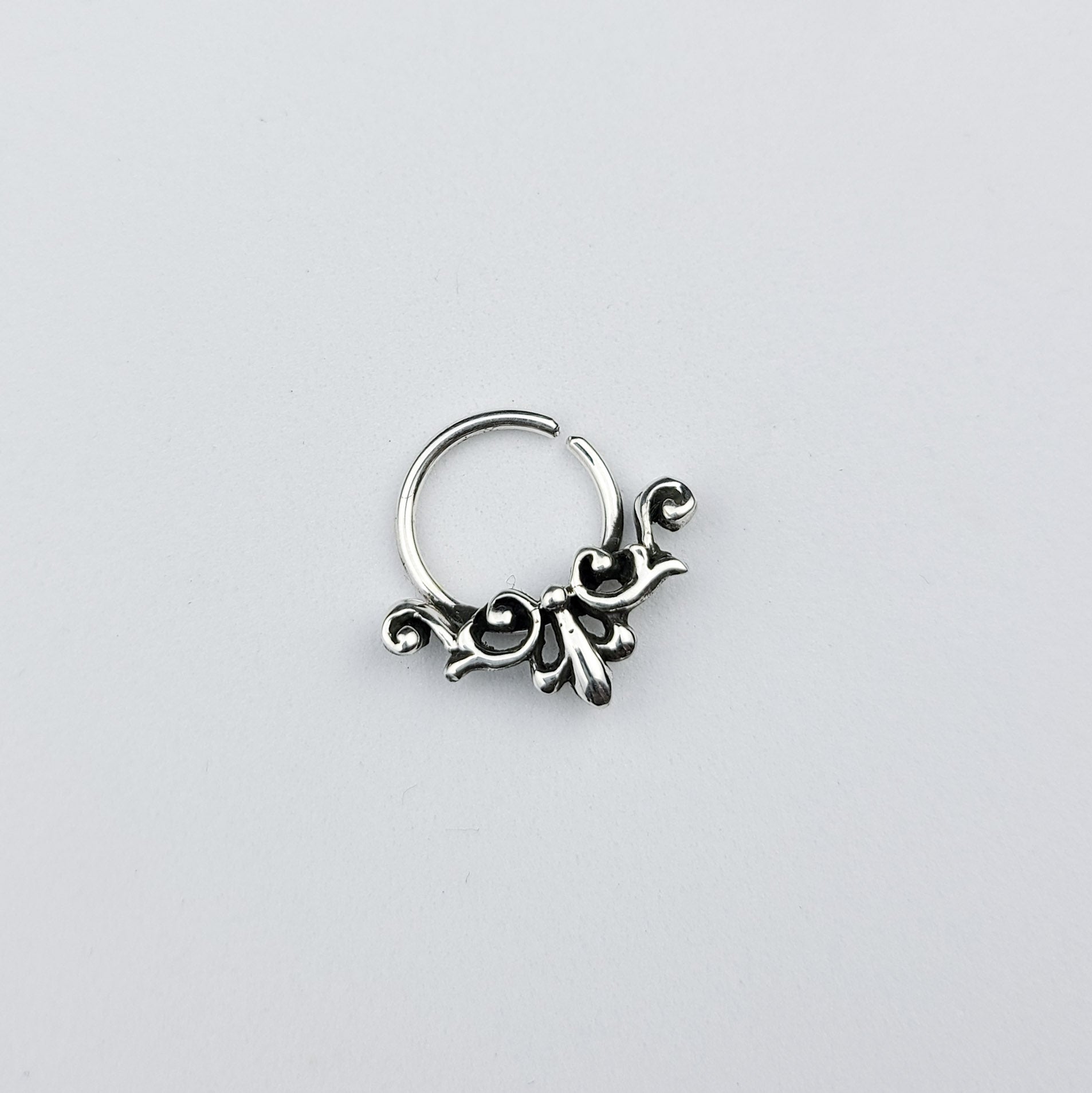 Collection of Baroque Ornate Septum Nose Ring in a gallery layout