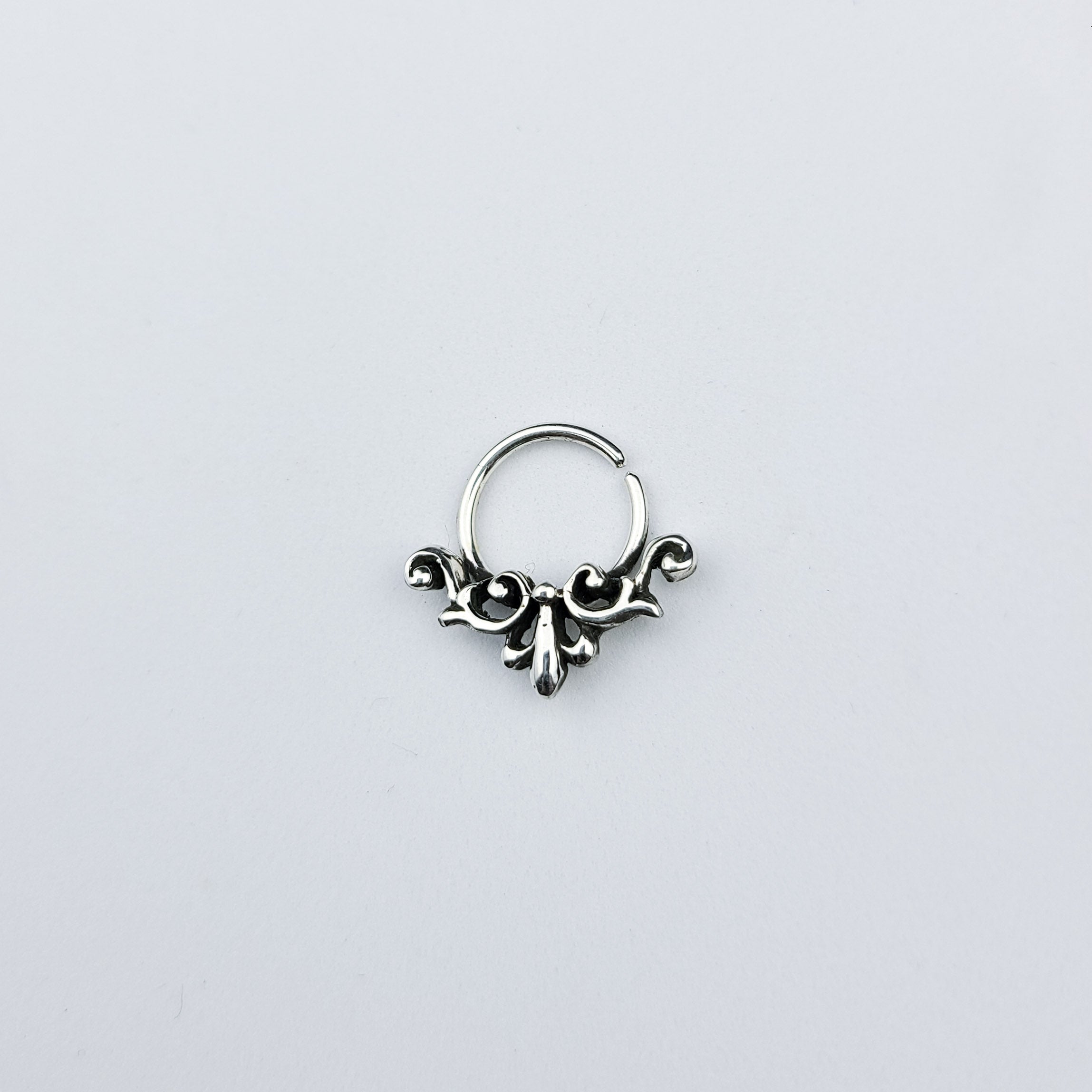 Collection of Baroque Ornate Septum Nose Ring in a gallery layout