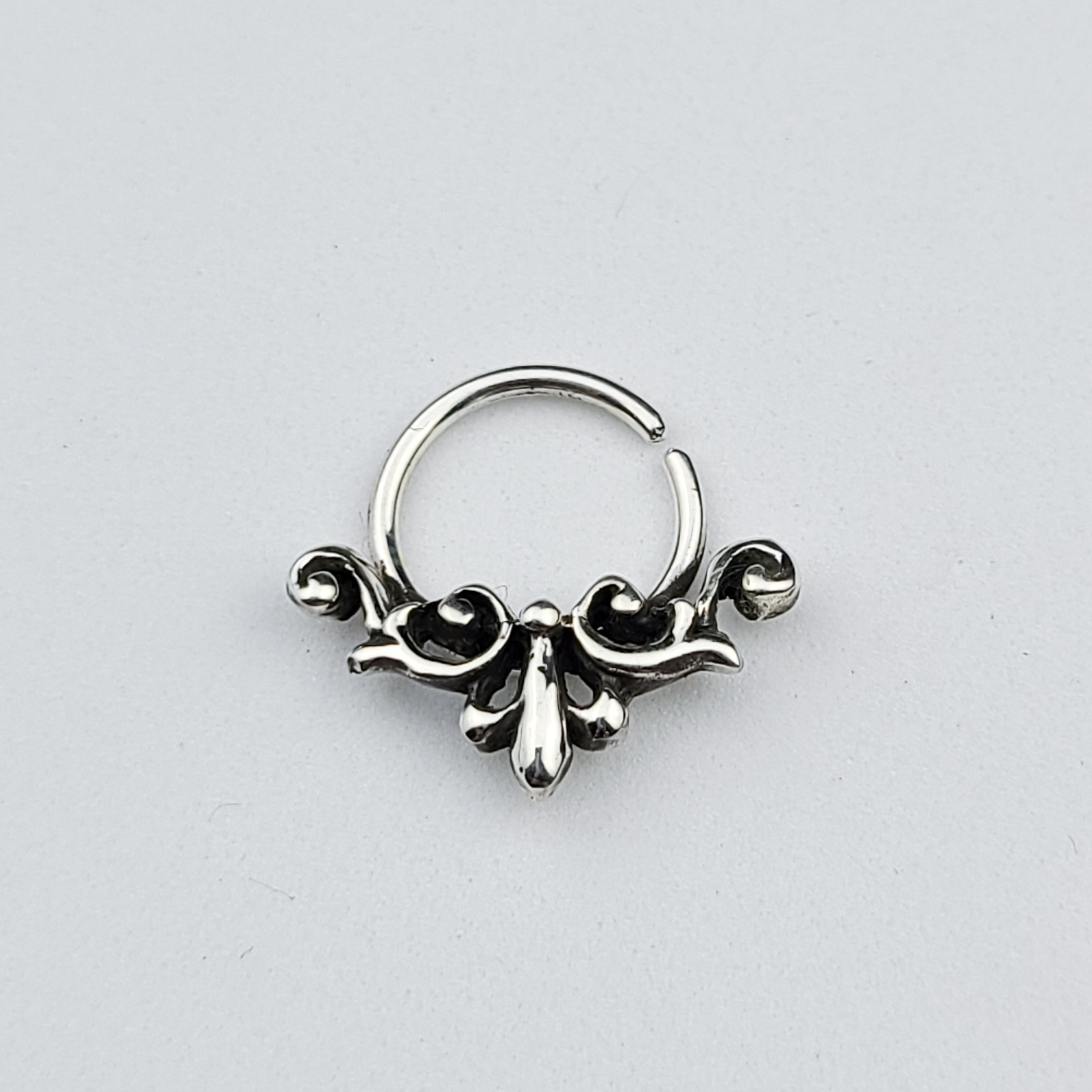 Collection of Baroque Ornate Septum Nose Ring in a gallery layout