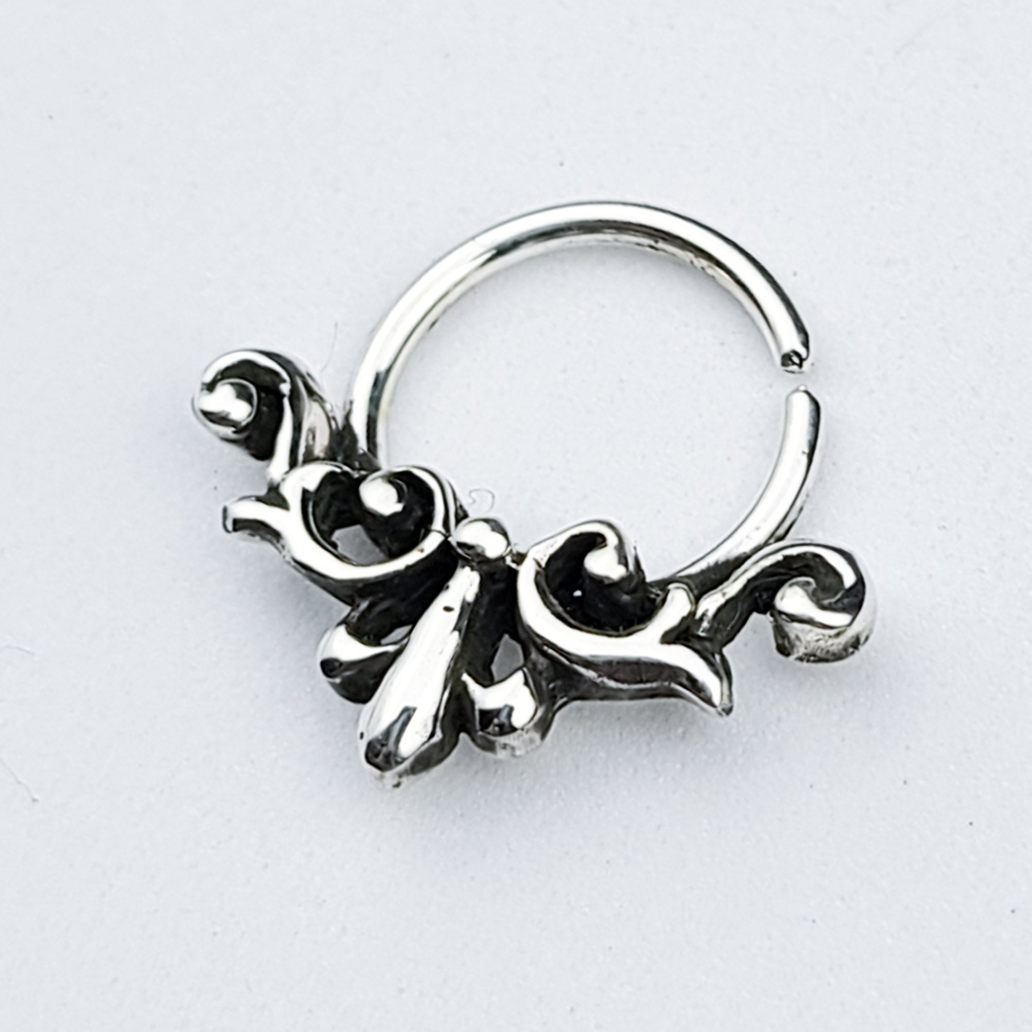 Collection of Baroque Ornate Septum Nose Ring in a gallery layout