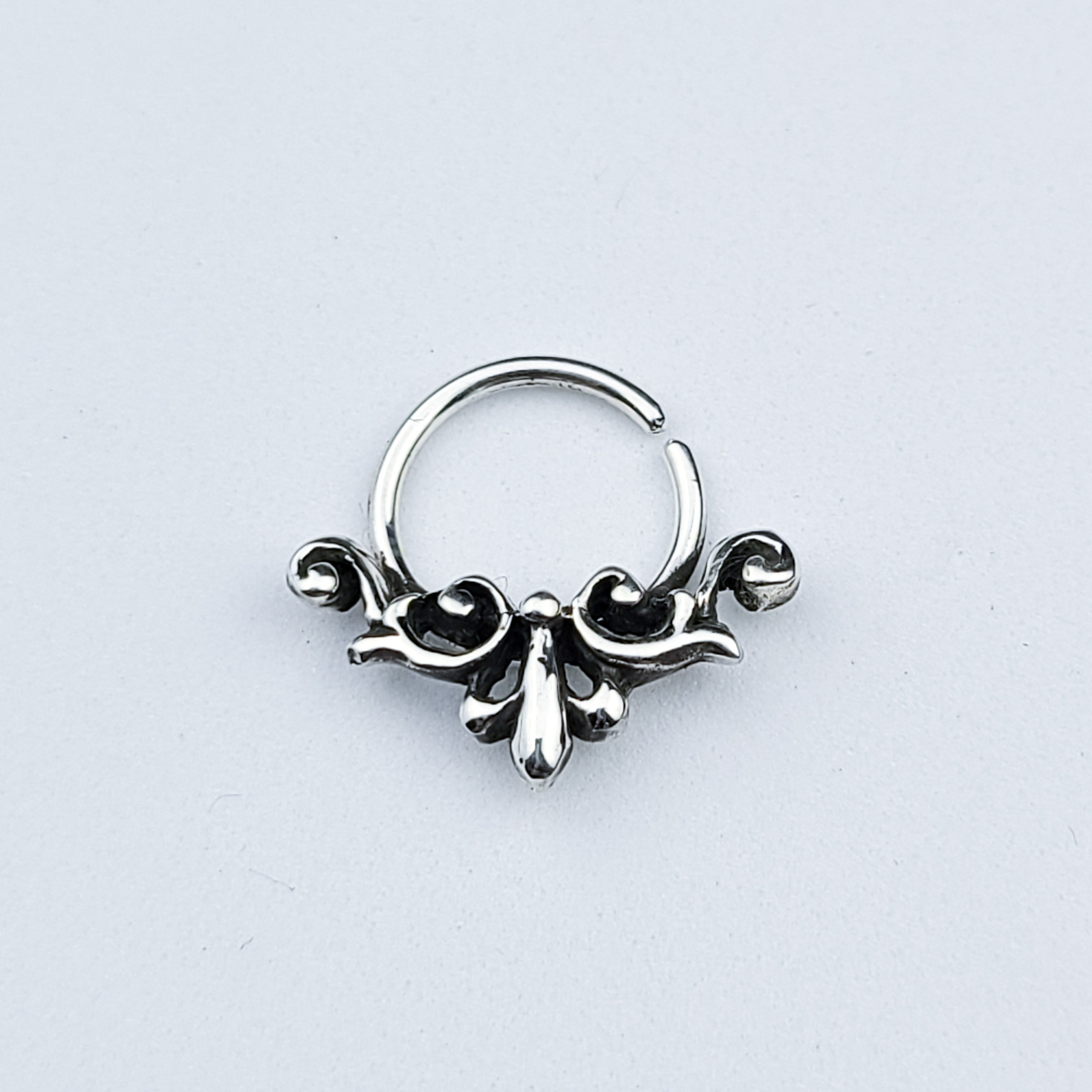 Collection of Baroque Ornate Septum Nose Ring in a gallery layout