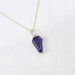 Collection of Big Magic Purple Coffin Pendant in a gallery layout