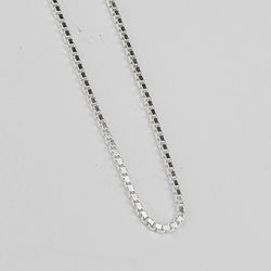 Collection of 1mm Box Chain Sterling Silver in a gallery layout