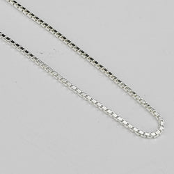 Collection of 1mm Box Chain Sterling Silver in a gallery layout