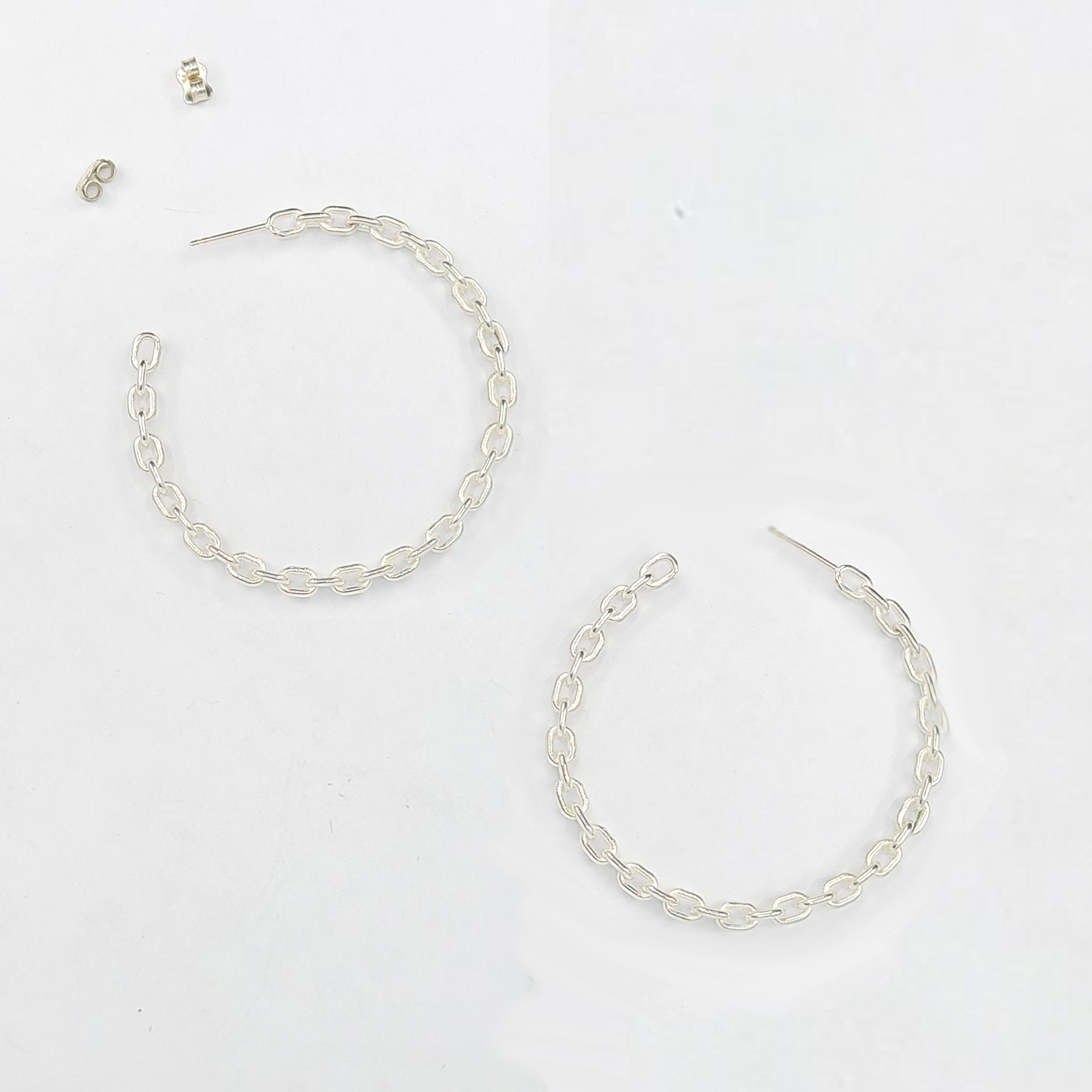 Collection of Big Chain Hoops in a gallery layout