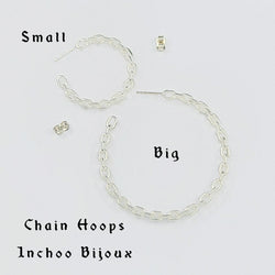 Collection of Big Chain Hoops in a gallery layout