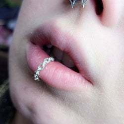 Collection of Chain Fake Lip Ring Piercing in a gallery layout