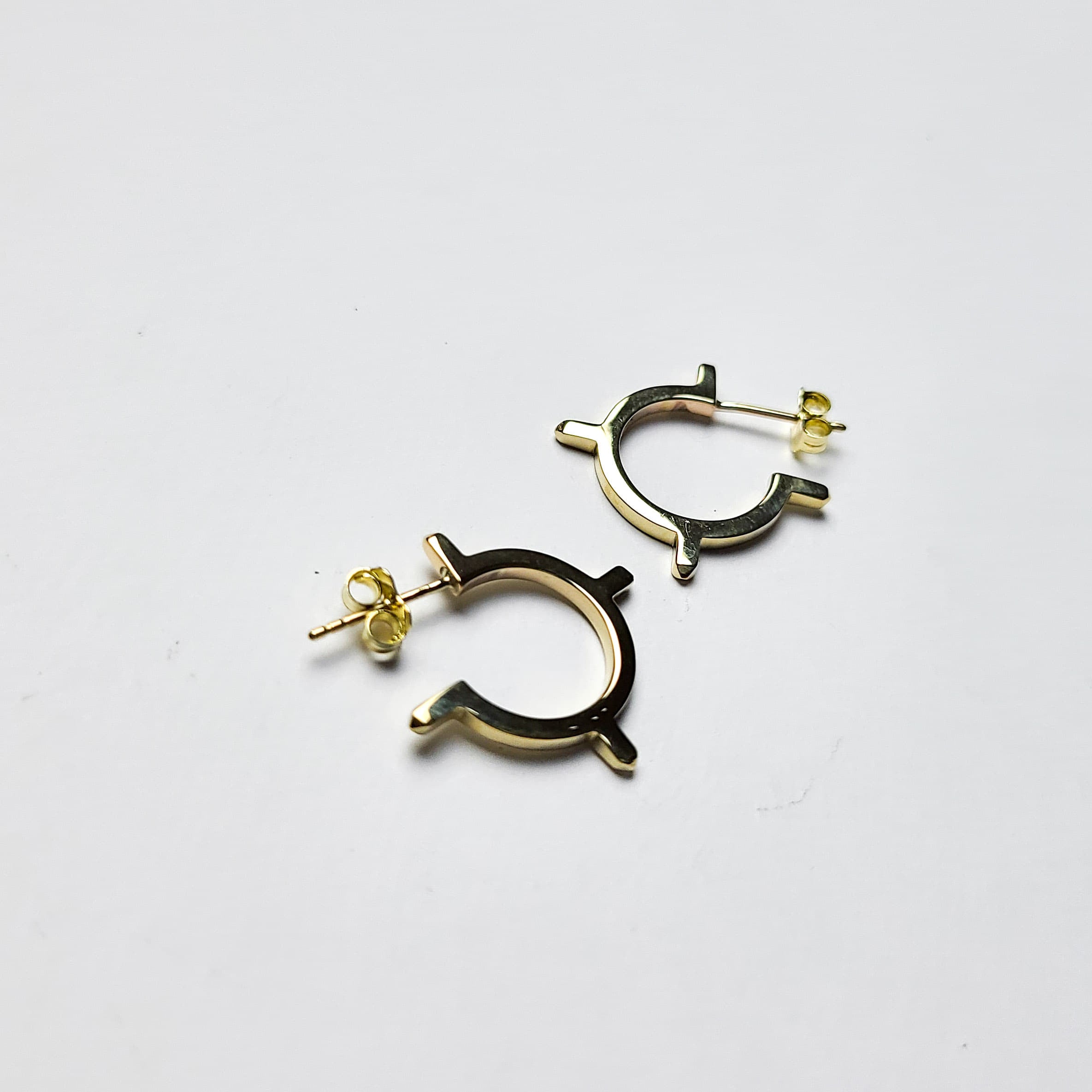 Collection of 10K Yellow Gold Celestial Hoop Earrings-Earrings-Inchoo Bijoux-Inchoo Bijoux in a gallery layout