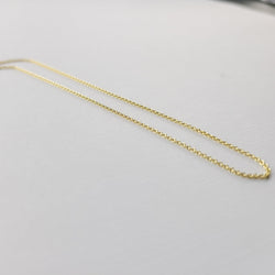 Collection of Yellow Gold Cable Chain 10K - 14K in a gallery layout