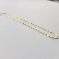 Collection of Yellow Gold Cable Chain 10K - 14K in a gallery layout