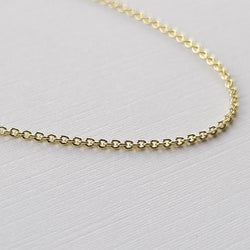 Collection of Yellow Gold Cable Chain 10K - 14K in a gallery layout