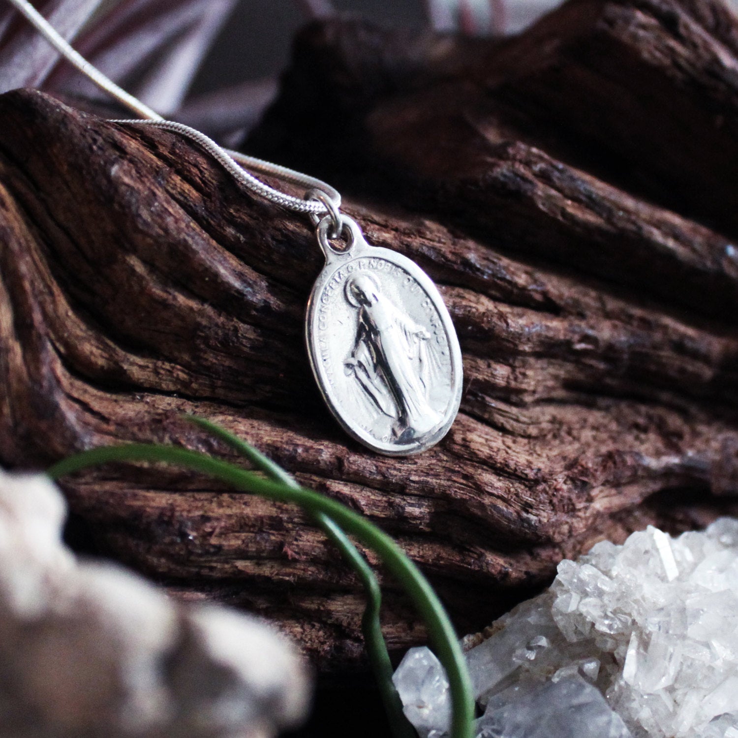 Collection of Silver Virgin Mary Pendant - Inchoo Bijoux in a gallery layout