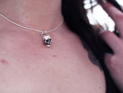 Collection of Silver Skull Pendant - Inchoo Bijoux in a gallery layout