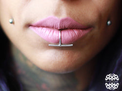fake fish hook lip ring Bar Fake Lip Ring – Inchoo Bijoux
