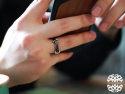 Collection of Alternative Silver Mens Wedding Band Ring - Inchoo Bijoux in a gallery layout