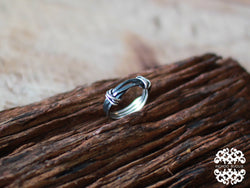 Collection of Alternative Silver Mens Wedding Band Ring - Inchoo Bijoux in a gallery layout