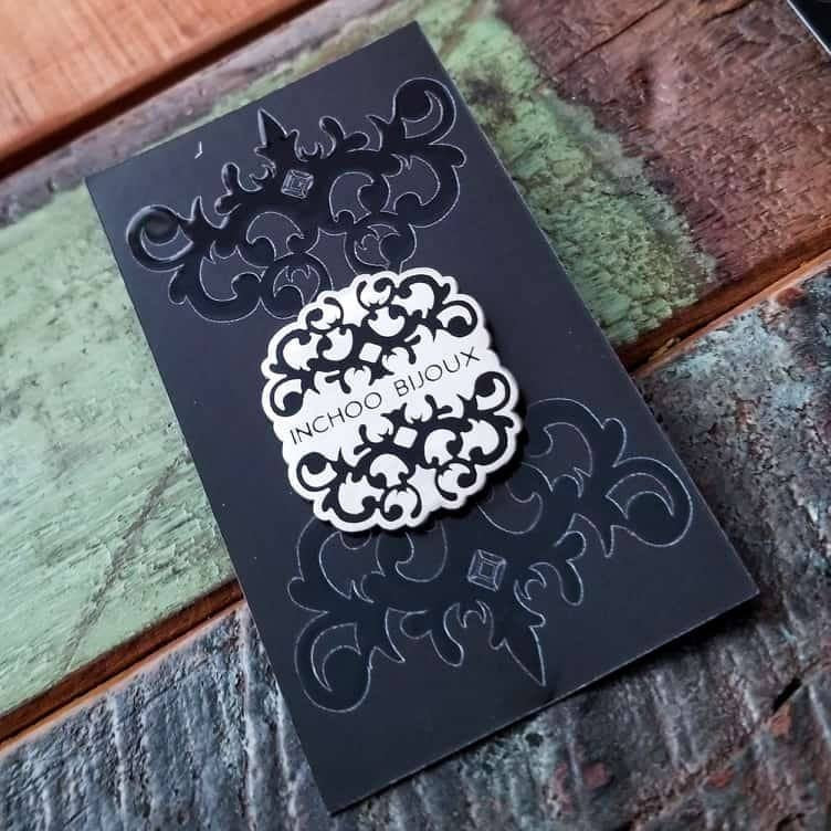 Collection of Inchoo Bijoux Goth Hard Enamel Pin - Inchoo Bijoux in a gallery layout