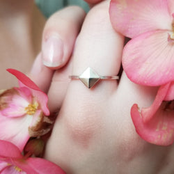 Collection of Square Pyramid Stud Ring Goth-Ring-Inchoo Bijoux-Inchoo Bijoux in a gallery layout