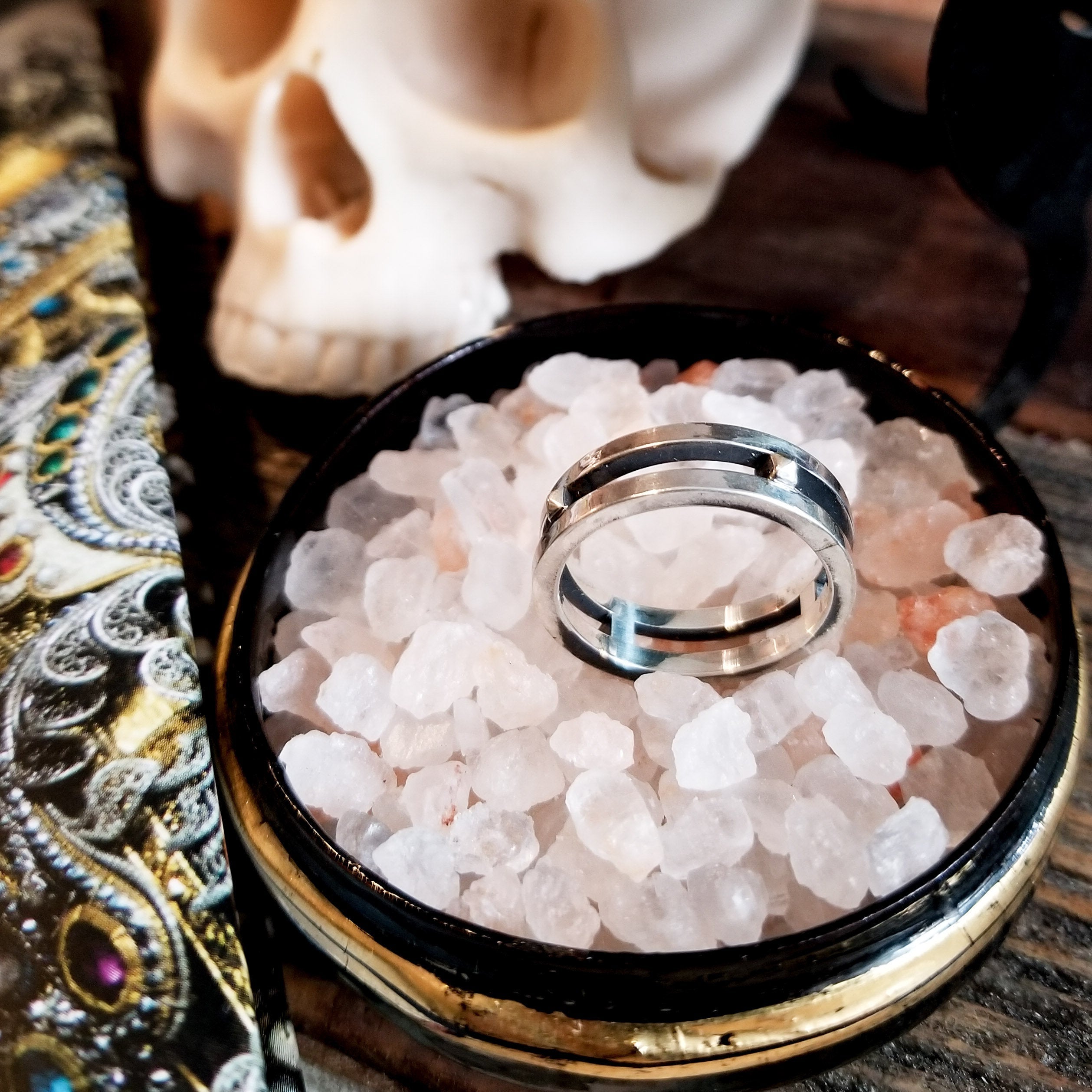 Collection of Studded Rocker Men's Ring - Inchoo Bijoux in a gallery layout