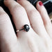 Tiny Silver Skull Ring Stackable - Inchoo Bijoux