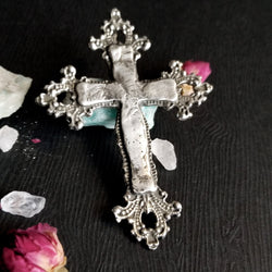 Collection of Large Baroque Cross Earrings - Inchoo Bijoux in a gallery layout