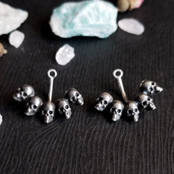 Collection of Skull Ear Jackets - Inchoo Bijoux in a gallery layout