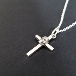 Collection of Silver Skull Cross Pendant - Inchoo Bijoux in a gallery layout