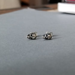 Collection of Tiny Skull Earrings - Inchoo Bijoux in a gallery layout