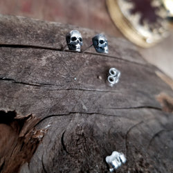 Collection of Tiny Skull Earrings - Inchoo Bijoux in a gallery layout