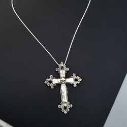 Collection of Big Baroque Silver Skull Cross Pendant - Inchoo Bijoux in a gallery layout