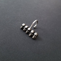 Collection of Goth Skull Fake Lip Ring - Inchoo Bijoux in a gallery layout