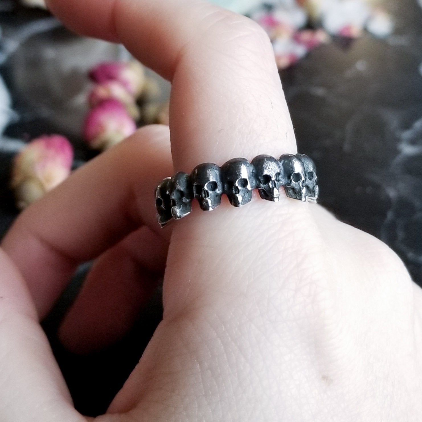 Collection of Eternity Skull Ring-Ring-Inchoo Bijoux-Inchoo Bijoux in a gallery layout