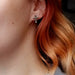 Tiny Studded Cross Earrings - Inchoo Bijoux
