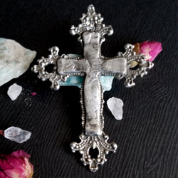 Collection of Large Baroque Cross Earrings - Inchoo Bijoux in a gallery layout