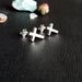 Simple Small Cross Earrings - Inchoo Bijoux