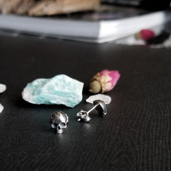 Collection of Small Skull Earrings - Inchoo Bijoux in a gallery layout