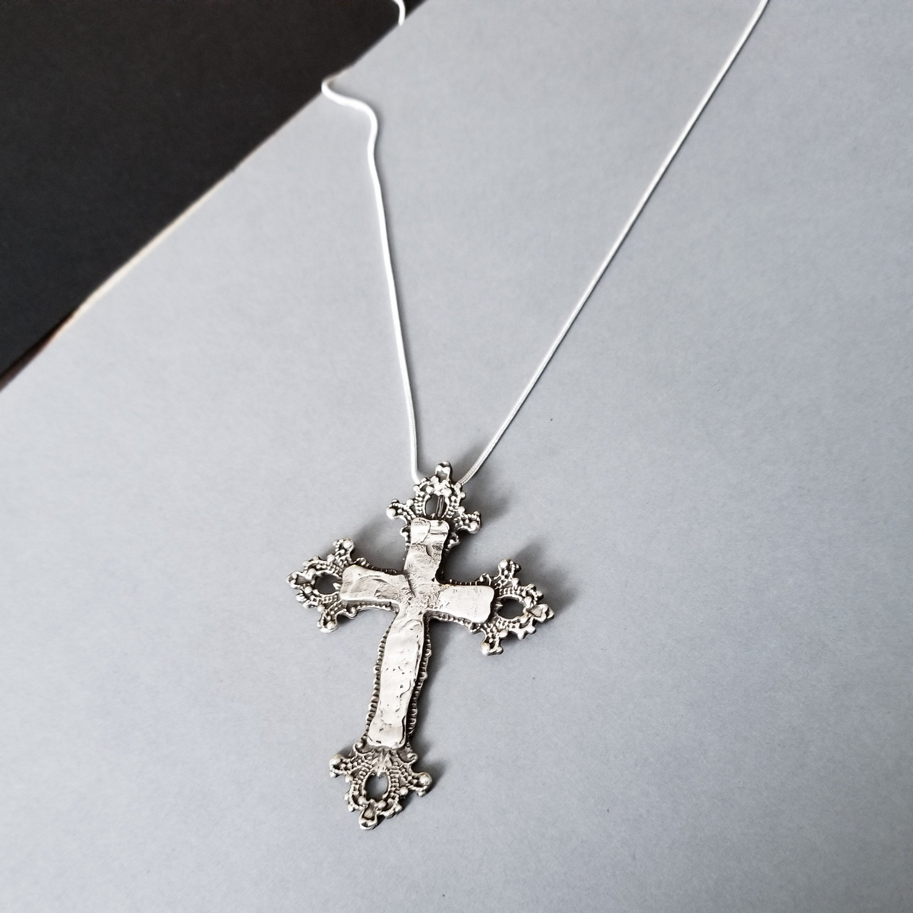 Collection of Big Baroque Cross Pendant - Inchoo Bijoux in a gallery layout