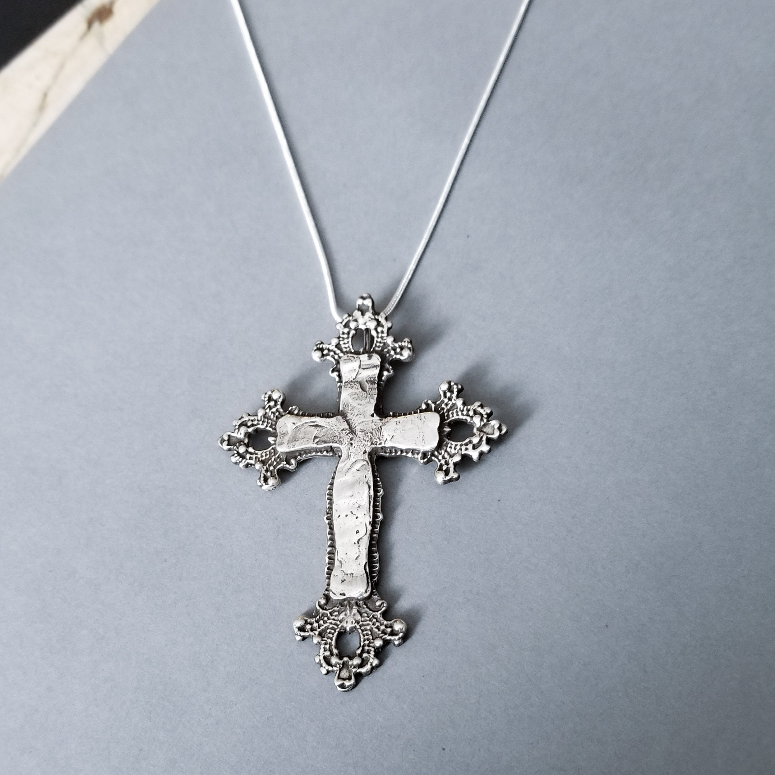 Collection of Big Baroque Cross Pendant - Inchoo Bijoux in a gallery layout