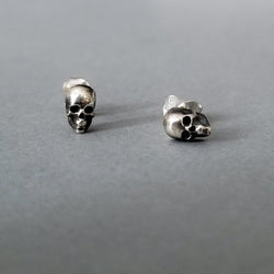 Collection of Tiny Skull Earrings - Inchoo Bijoux in a gallery layout